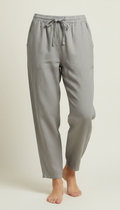 Pantalón de lino stone grey
